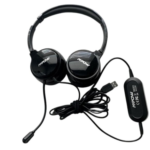 Wired Computer Headset - Black - Picture 1 of 6